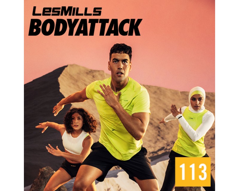 Hot Sale LesMills Q3 2021 BODY ATTACK 113 releases New Release DVD, CD & Notes